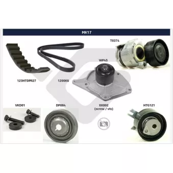 Kit de distribution HUTCHINSON MK17