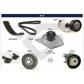 Kit de distribution HUTCHINSON MK18