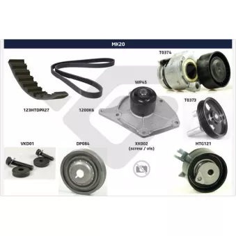 Kit de distribution HUTCHINSON MK20