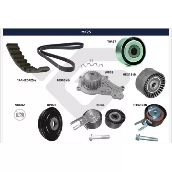 Kit de distribution HUTCHINSON MK25