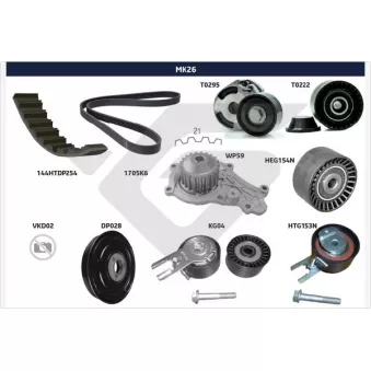 Kit de distribution HUTCHINSON MK26