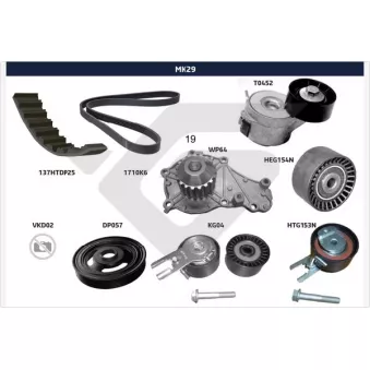 Kit de distribution HUTCHINSON MK29