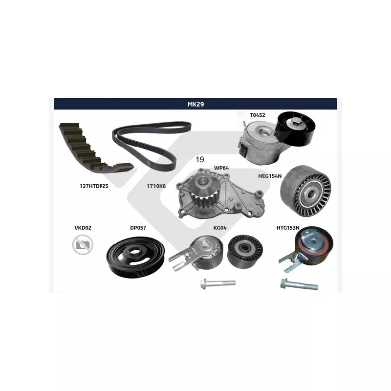 Kit de distribution HUTCHINSON MK29