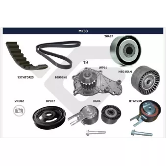 Kit de distribution HUTCHINSON MK33