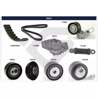 Kit de distribution HUTCHINSON MK37