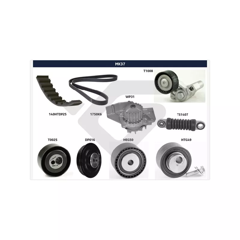 Kit de distribution HUTCHINSON MK37