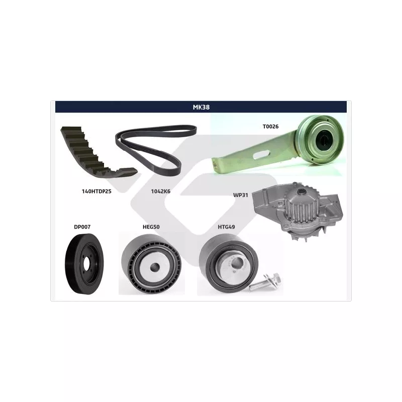 Kit de distribution HUTCHINSON MK38