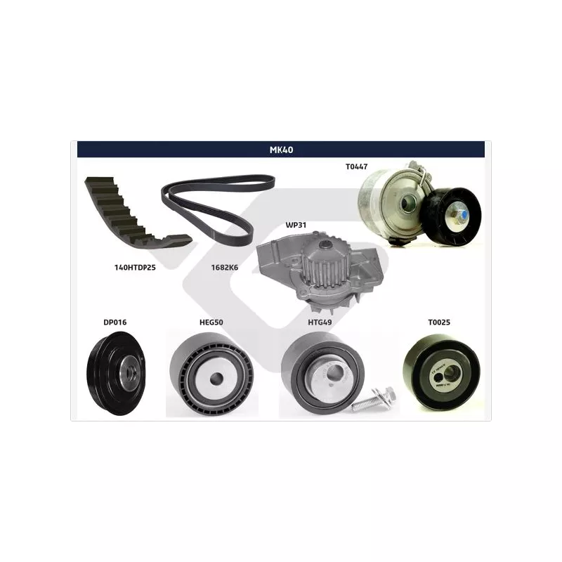 Kit de distribution HUTCHINSON MK40
