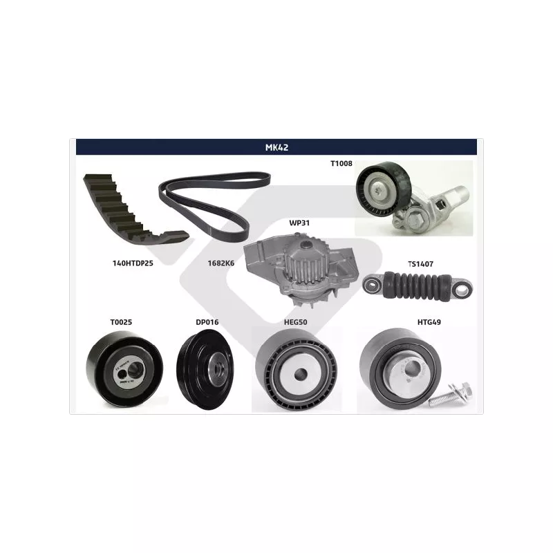 Kit de distribution HUTCHINSON MK42