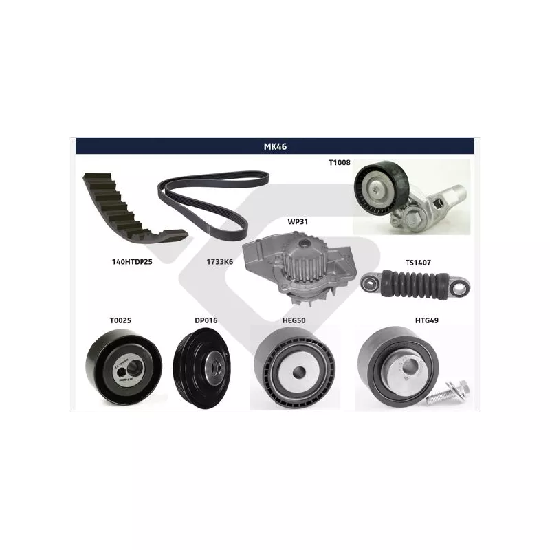 Kit de distribution HUTCHINSON MK46
