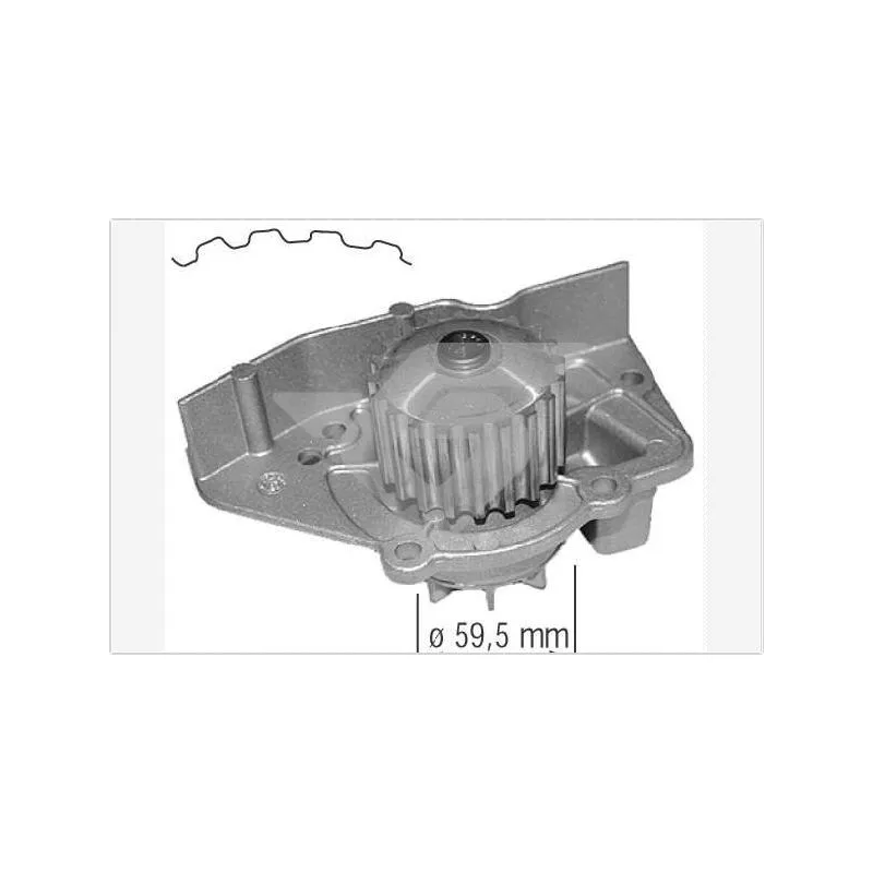 Pompe à eau HUTCHINSON WP27