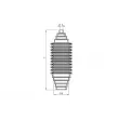 Bouchon de protection/soufflet, amortisseur TEDGUM 00724455 - Visuel 3