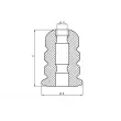 Butée élastique, suspension TEDGUM TED80060 - Visuel 2