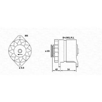 Alternateur MAGNETI MARELLI