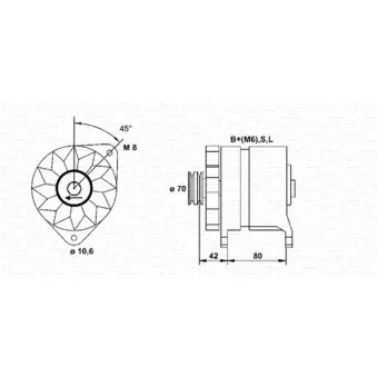 Alternateur MAGNETI MARELLI