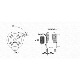 Alternateur MAGNETI MARELLI