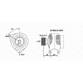 Alternateur MAGNETI MARELLI