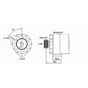 Alternateur MAGNETI MARELLI