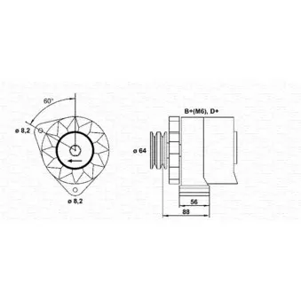 Alternateur MAGNETI MARELLI