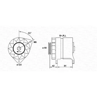 Alternateur MAGNETI MARELLI