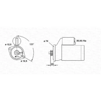 Démarreur MAGNETI MARELLI