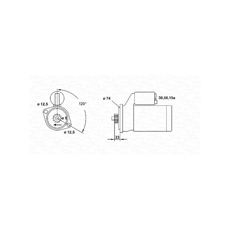 Démarreur MAGNETI MARELLI 944141075010