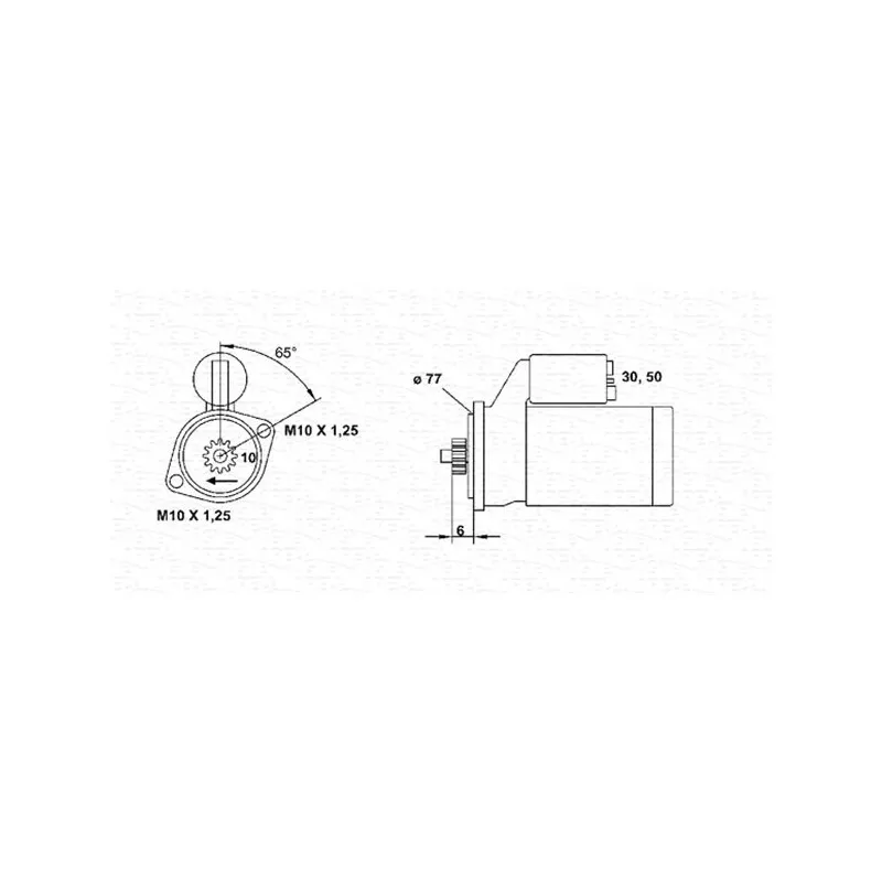Démarreur MAGNETI MARELLI 944241077010