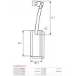 Balais, alternateur AS-PL AB3004P(BULK) - Visuel 2