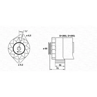 Alternateur MAGNETI MARELLI 944356679010