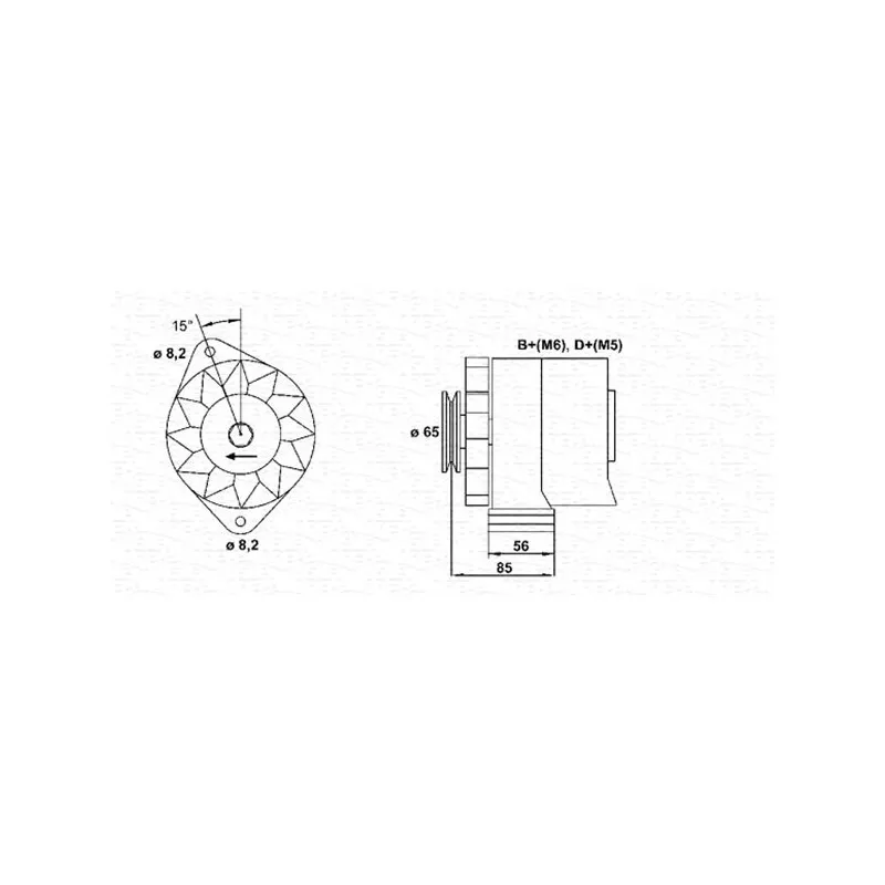 Alternateur MAGNETI MARELLI 944356732010