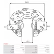 Pont de diodes, alternateur AS-PL ARC0031 - Visuel 3