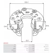 Pont de diodes, alternateur AS-PL ARC0042 - Visuel 3