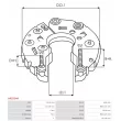 Pont de diodes, alternateur AS-PL ARC0044 - Visuel 3