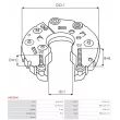 Pont de diodes, alternateur AS-PL ARC0090 - Visuel 3