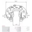 Pont de diodes, alternateur AS-PL ARC0126 - Visuel 3