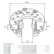 Pont de diodes, alternateur AS-PL ARC0198(BOSCH) - Visuel 3