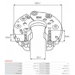 Pont de diodes, alternateur AS-PL ARC0253S - Visuel 3