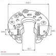 Pont de diodes, alternateur AS-PL ARC1001 - Visuel 3