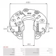 Pont de diodes, alternateur AS-PL ARC1003 - Visuel 3
