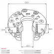 Pont de diodes, alternateur AS-PL ARC1019 - Visuel 3