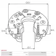 Pont de diodes, alternateur AS-PL ARC1025 - Visuel 3