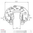 Pont de diodes, alternateur AS-PL ARC2084S - Visuel 3