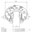 Pont de diodes, alternateur AS-PL ARC3006 - Visuel 3