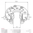 Pont de diodes, alternateur AS-PL ARC3012 - Visuel 3
