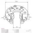 Pont de diodes, alternateur AS-PL ARC3013 - Visuel 3