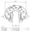 Pont de diodes, alternateur AS-PL ARC3016 - Visuel 3