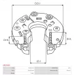 Pont de diodes, alternateur AS-PL ARC3026 - Visuel 3
