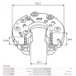 Pont de diodes, alternateur AS-PL ARC3033 - Visuel 3