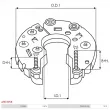 Pont de diodes, alternateur AS-PL ARC3058 - Visuel 3
