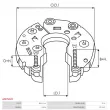 Pont de diodes, alternateur AS-PL ARC5020 - Visuel 3